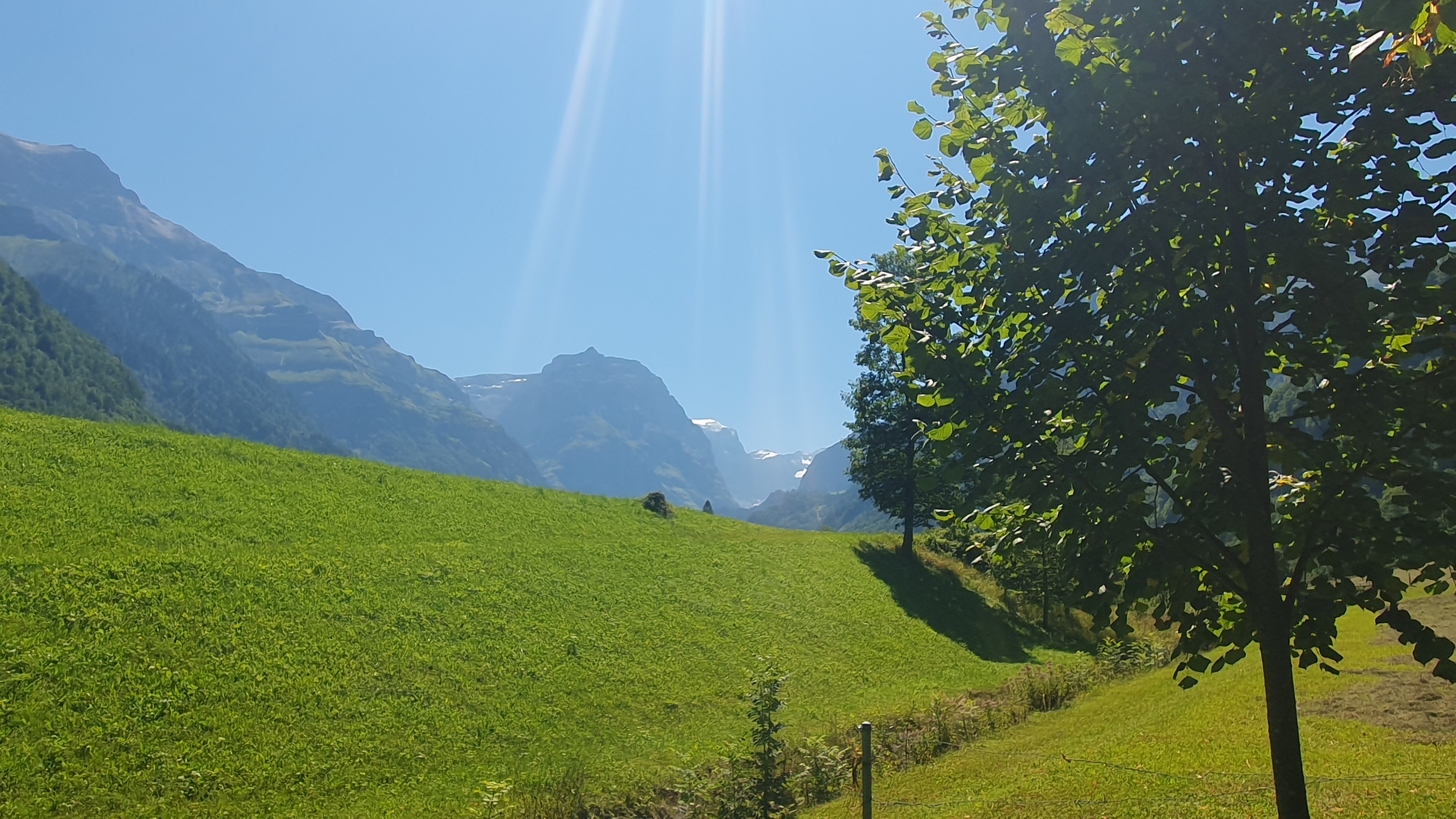 Pause bei Linthal - der Startpunkt für den Klausenpass