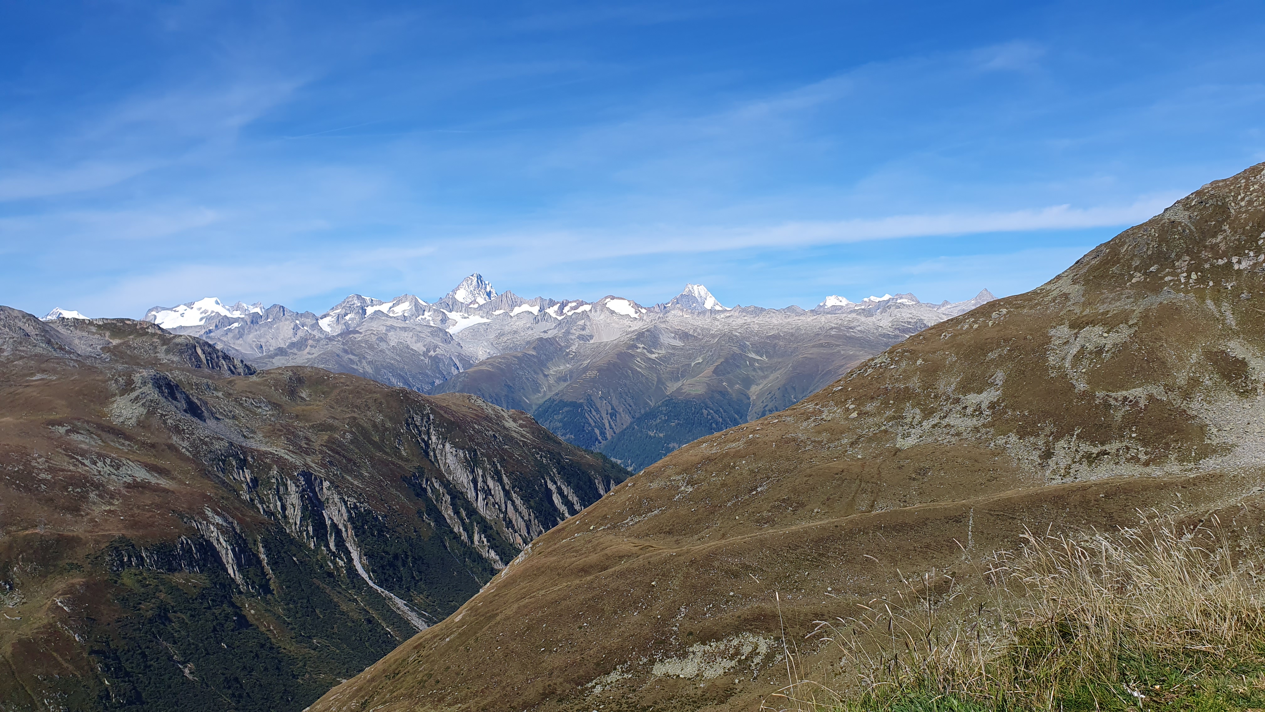 Nufenenpass – Panorama Berner Alpen – Motivationsschub